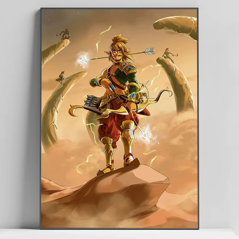 L-Legend of Z-Zelda Poster Aesthetic Room Decoration Home Decorations Posters for Wall Decororation Canvas Painting