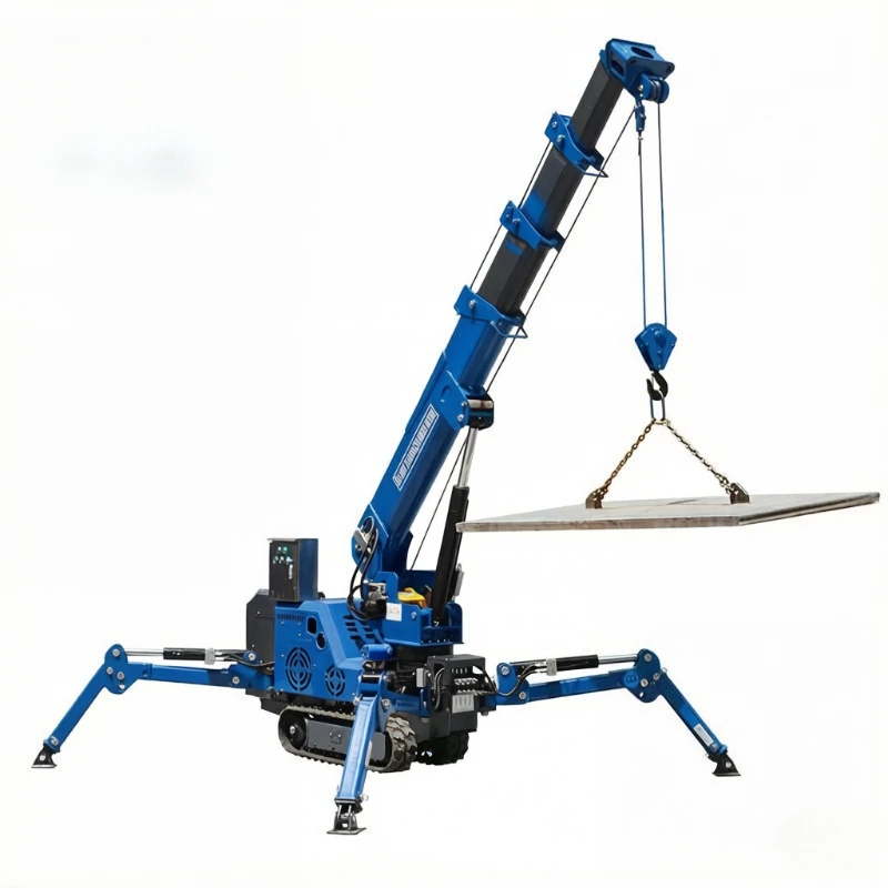 New Product Crawler Spider Crane 360 Degree Rotating Spider Crane 3Ton 10 Ton Telescopic Arm Electric Spider Crane