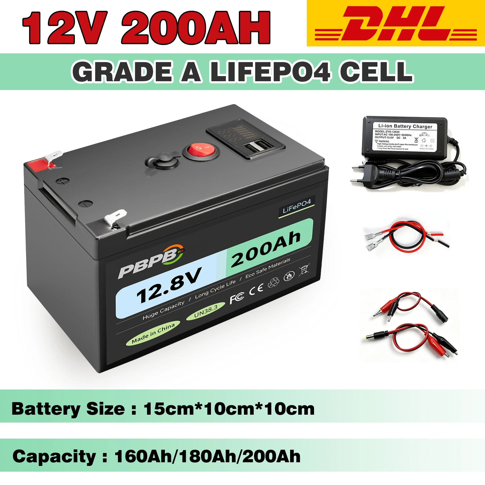12V 200Ah Lithium LiFePO4 Deep - Renewable Energy Fan ulasan dan harga