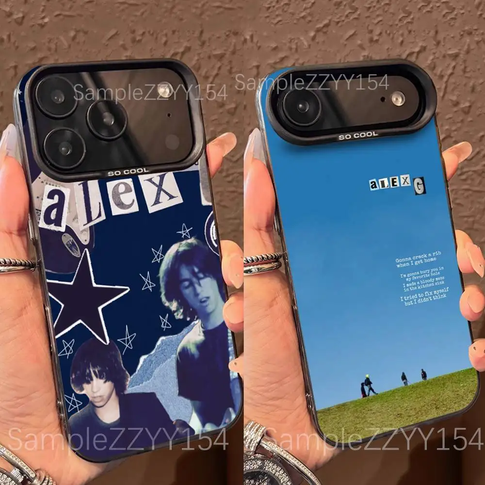 

Alex G Headlights Phone Case For iPhone 17,16,15,14,13,12,X,8,Pro,Max,Plus,E,SE4,Air,Mini Black IMD Matte