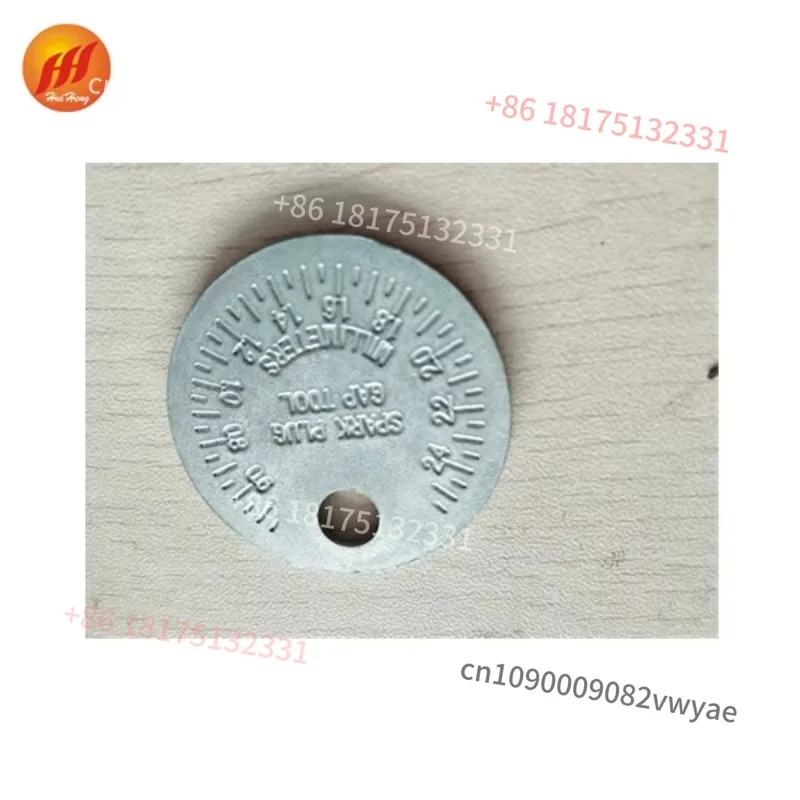 Custom LOGO Steel Spark Plug Gap Tool & Gauge 0.6-2.4MM Metric & Inch