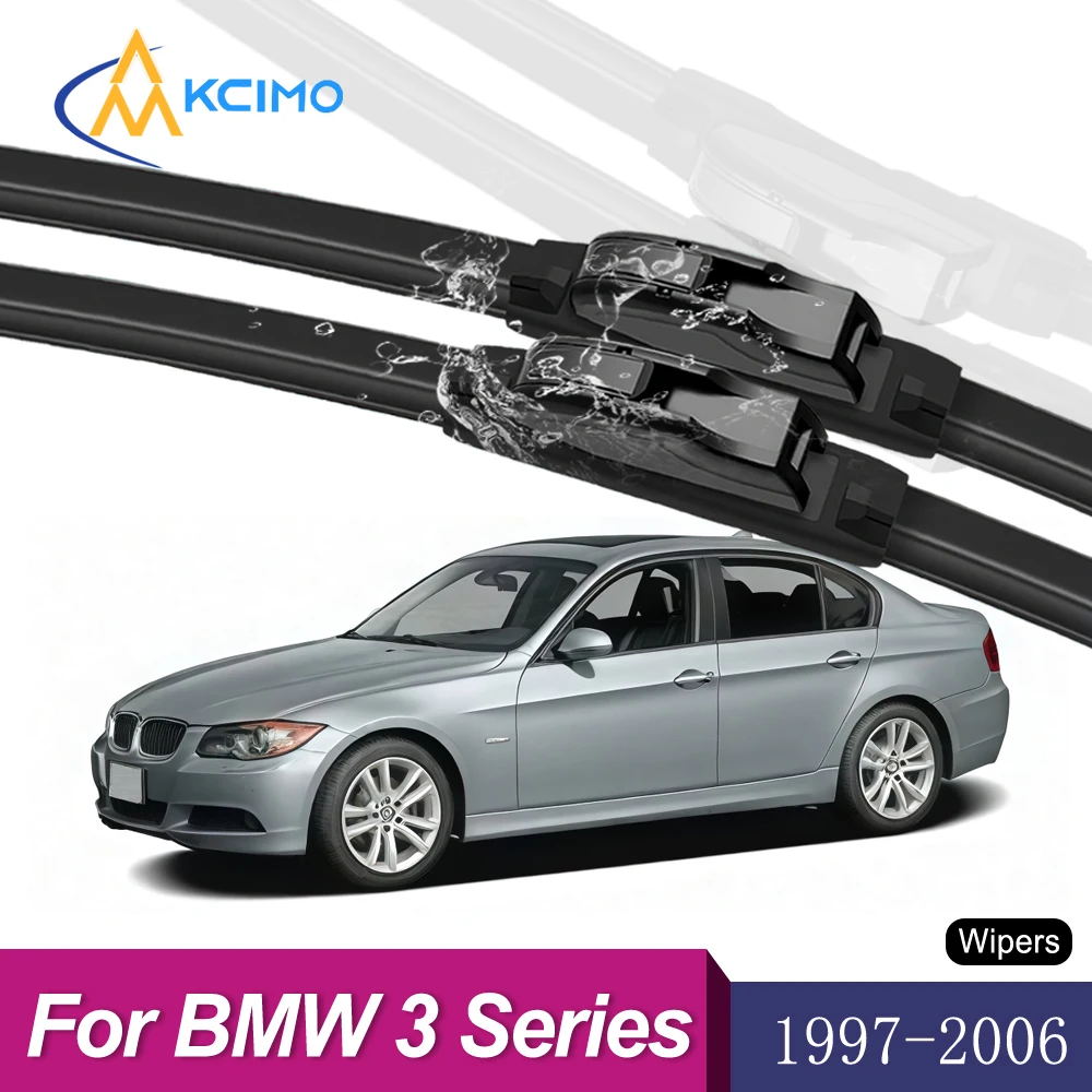 

Easy Clip 2PCS Windshield Wipers For BMW 3 Series E46 1997-2006 Quiet Blades Direct Fit Front Wiper Blade Set