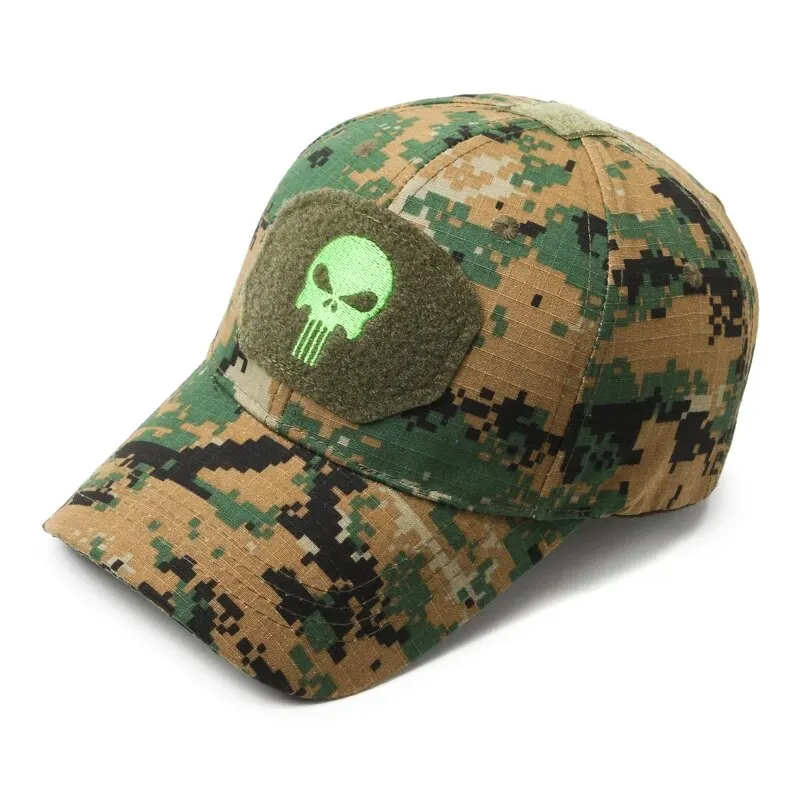 Hat Male Spring And Autumn Outdoor Sunscreen Sunhat Korean Tide Youth Camouflage Cap Spring And Autumn Middle-Aged Baseball Cap