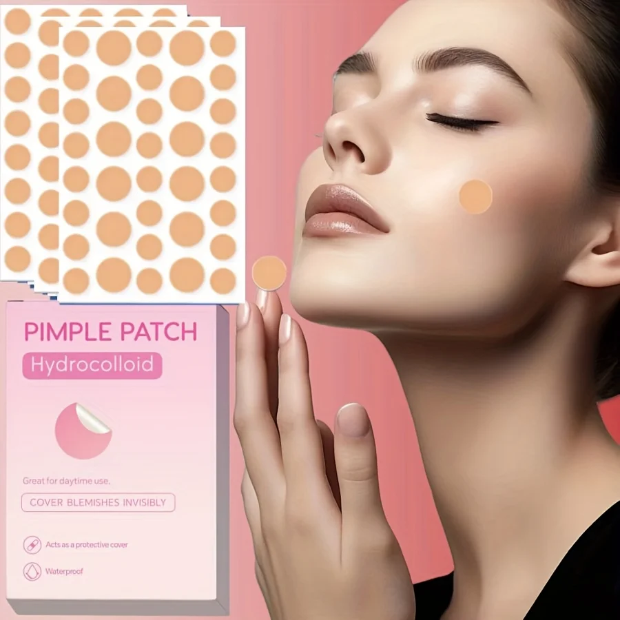 360 قطعة من رقع حب الشباب على شكل نجمة متعددة الألوان، رقع حب الشباب للوجه، رقع حب الشباب المخفية، ورقع البثور، رقيقة جدًا وب