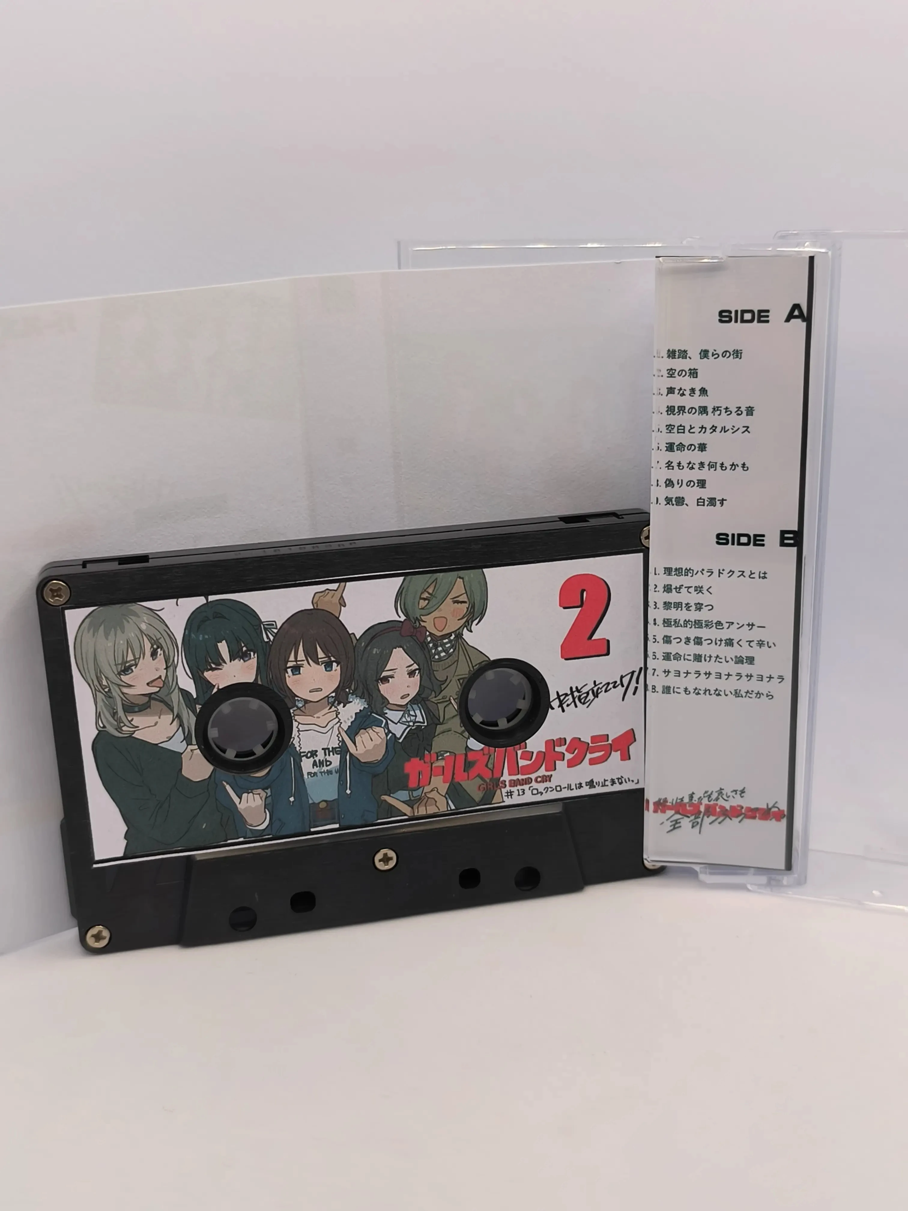 Anime GIRLS BAND CRY TOGENASHI TOGEARI Music Tape Greatest Hits OST Album cassette Cosplay Walkman Recorder Car Soundtracks Box