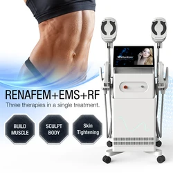 Renasculpt FE80 Hi RF EMT Ems Sculpting Machine RF 5000W 5 Handle