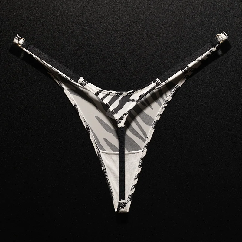 الجليد الحرير منخفضة الخصر الفتيات G سلسلة ليوبارد زهرة النساء سراويل مثير ملخصات ثونغ T-الظهر الملابس الداخلية الإناث الملابس الداخلية حجم S-XL #1