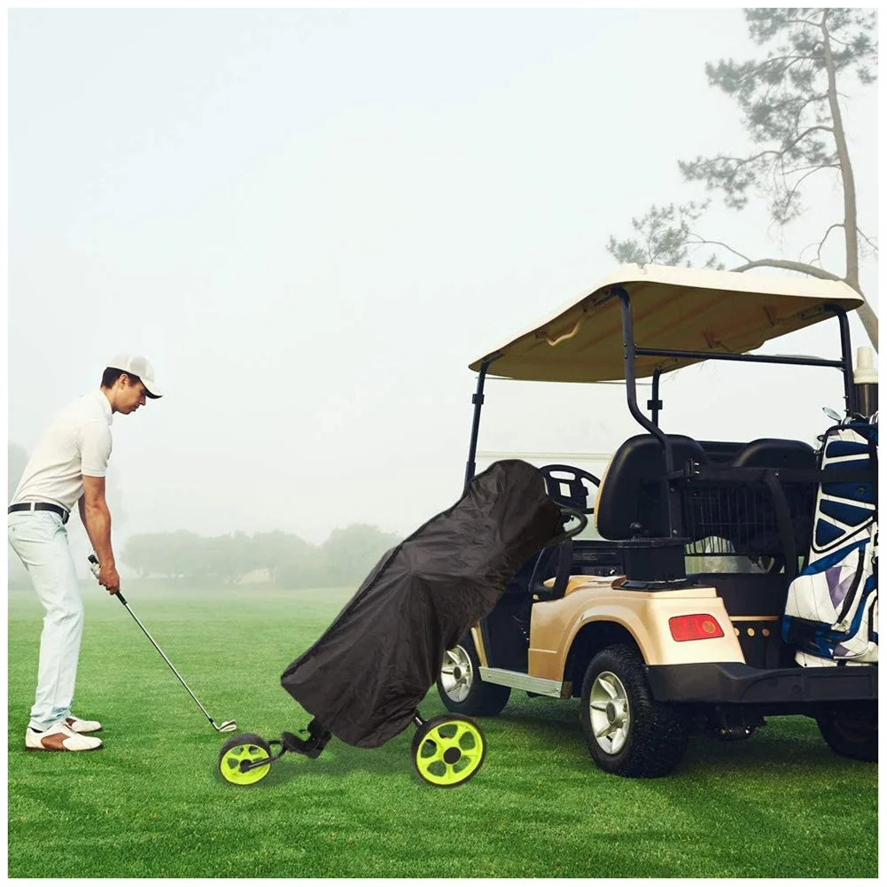 Waterproof Golf Bag Rain Protection Cover Waterproof Push Cart Club Heavy Duty Protector Golf Cart Accessories For Push Carts