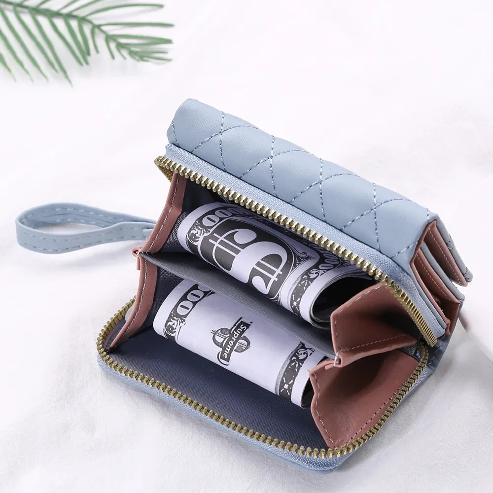 Fashion Items Short Wallets for Women Coin Purse Card Holder Wallet Woman Small Ladies Wallet Female Hasp Clutch Money Bag