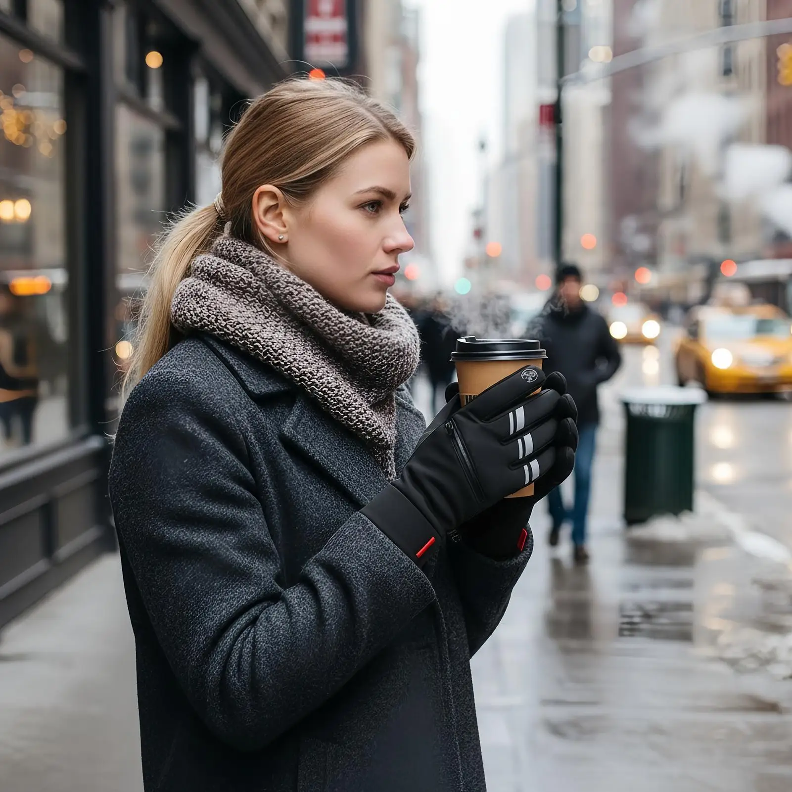 Heated Gloves For Women 3 Heat Settings Touchscreen Warmers Heater Mittens USB Heated Winter Gloves For Winter Hunting Camping