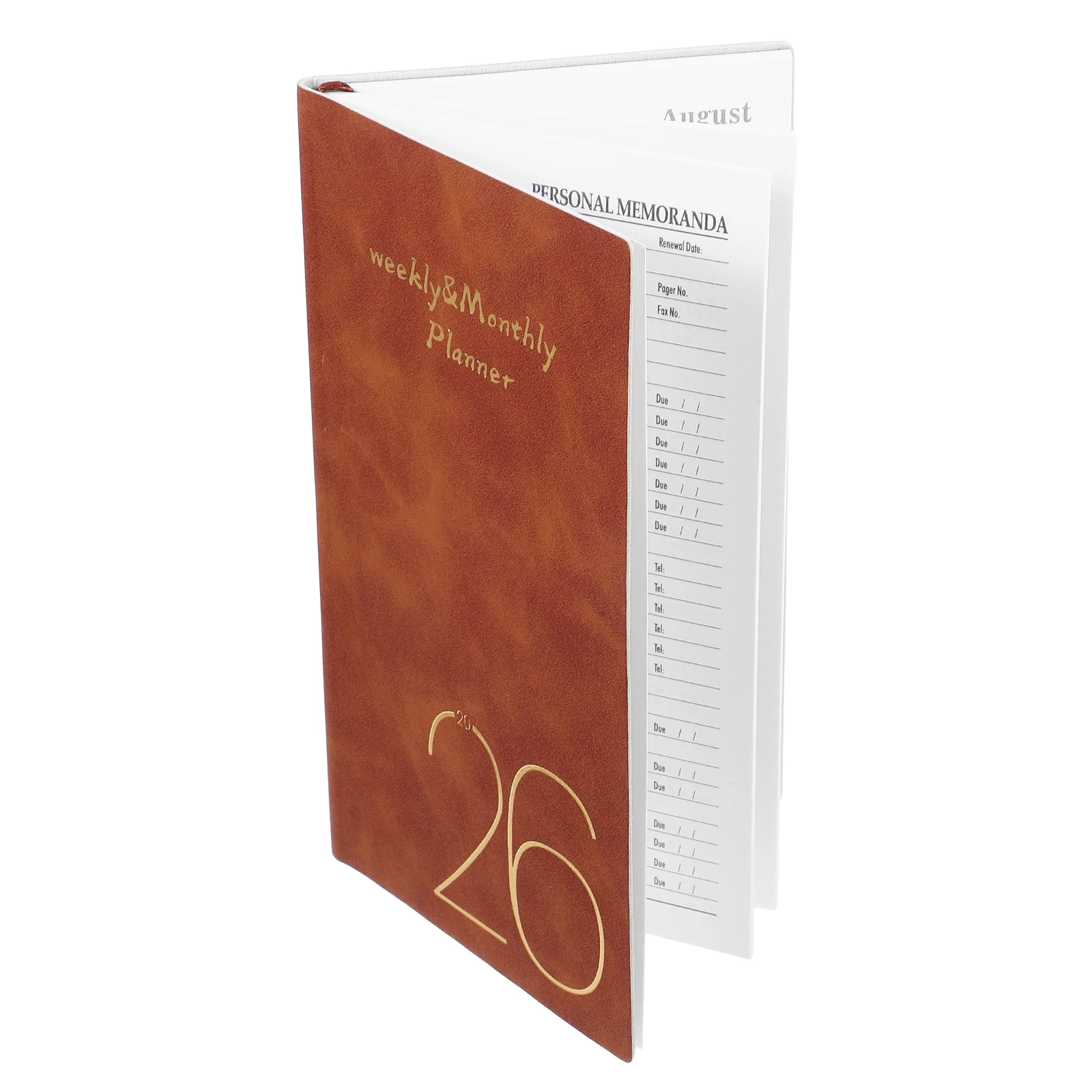 

Pocket Notebook 2026 Daily Planner A6 Size Thick Paper Stylish Schedule Management Portable Desk Planner Task Memo Note Pads
