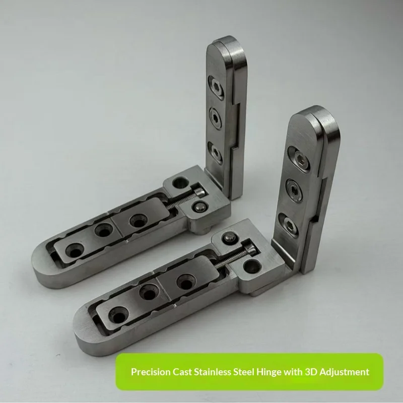 

1PCS Hidden Heaven Earth Hinge Stainless 3D Adjustable Heaven Earth Axis Swing Door With Adjustable Upper Lower Pivot Hinges