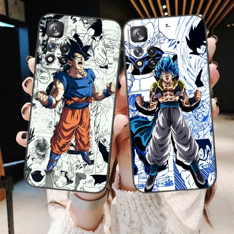 Чехол для телефона с рисунком манги D-Dragon Ball Z для Xiaomi Redmi Note 13 12R 12 12S Turbo 11 11T 11S 10 10S 9 8 Pro Plus