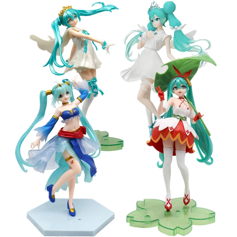 Hatsune Miku Figuren Anime periphere zwei dimensionale schöne Mädchen Modell Fall Ornamente Mädchen Geschenke Haupt dekorationen