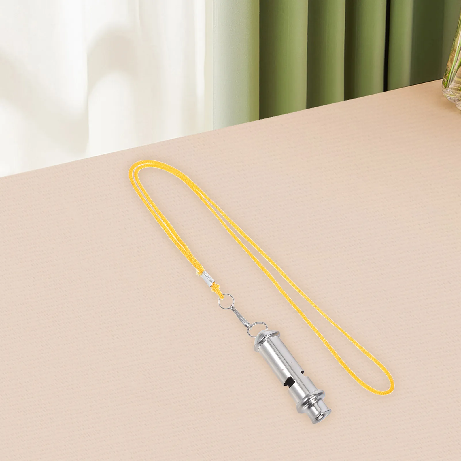 Silbato de supervivencia al aire libre de acero inoxidable plateado, herramienta de entrenamiento para perros para senderismo, Camping, emergencia, sonido claro y fuerte, portátil