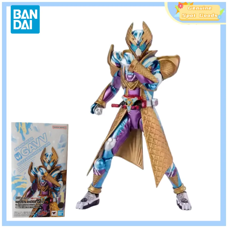 

Оригинальная фигурка Bandai KAMEN RIDER SHF GAVV BLIZZARDSORBET FORM, аниме-фигурка, модель, игрушка, подарок для детей, любителей аниме и коллекционеров.