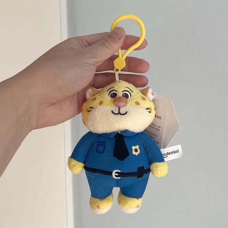Potdemiel 2025 Disney Zootopia Benjamin Plush Filled Keychain Doll Children's Backpack Pendant Children's Toys Birthday Gift