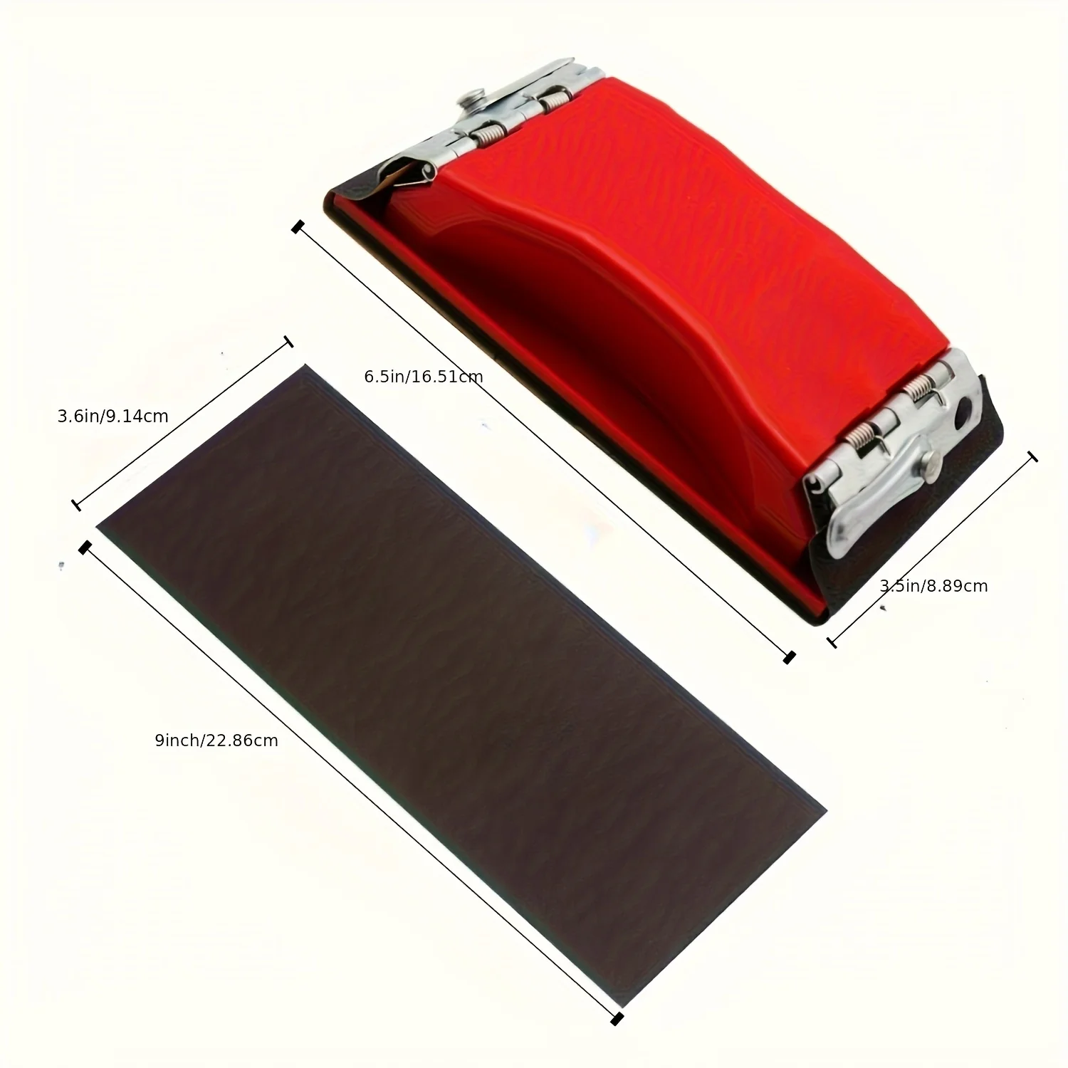 Dry Wet Sand Paper with Sanding Block Waterproof Abrasive Sandpaper Sheets for Automotive Wood Metal Polishing Finishing