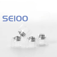 SHANLING SE100 Silicone Eartips with Built-In Metal Divider Reduce Second Harmonics Distortion for Enhanced Audio