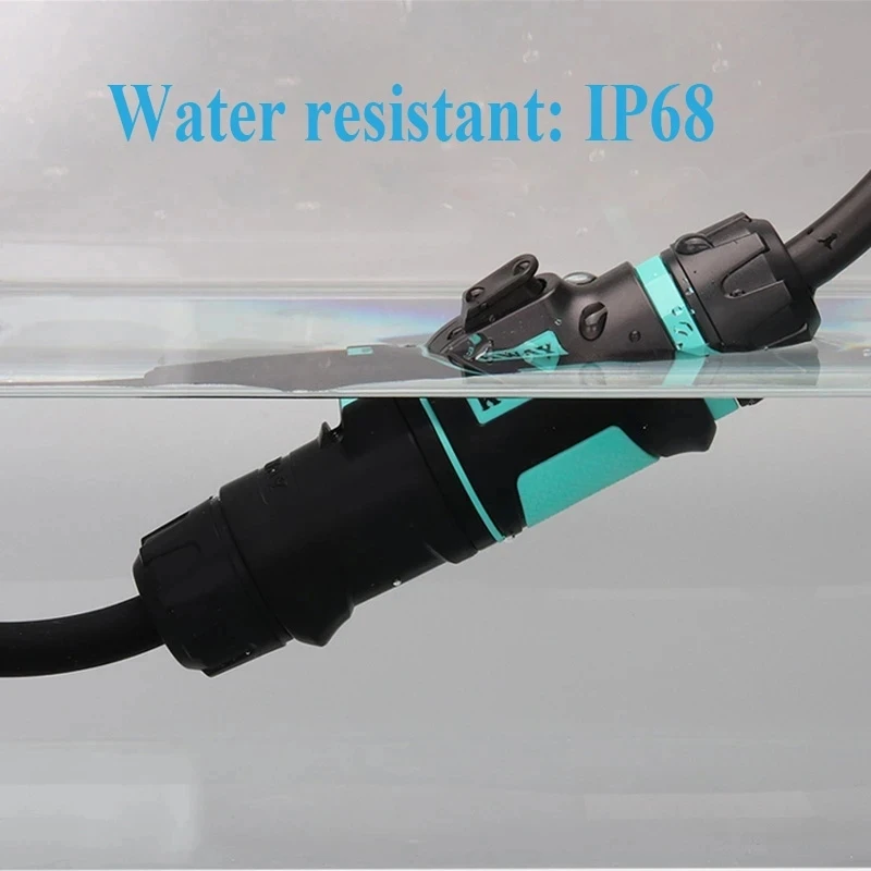 KWAY K20 IP68 protection level High performance waterproof aviation plug socket outdoor power quick connector