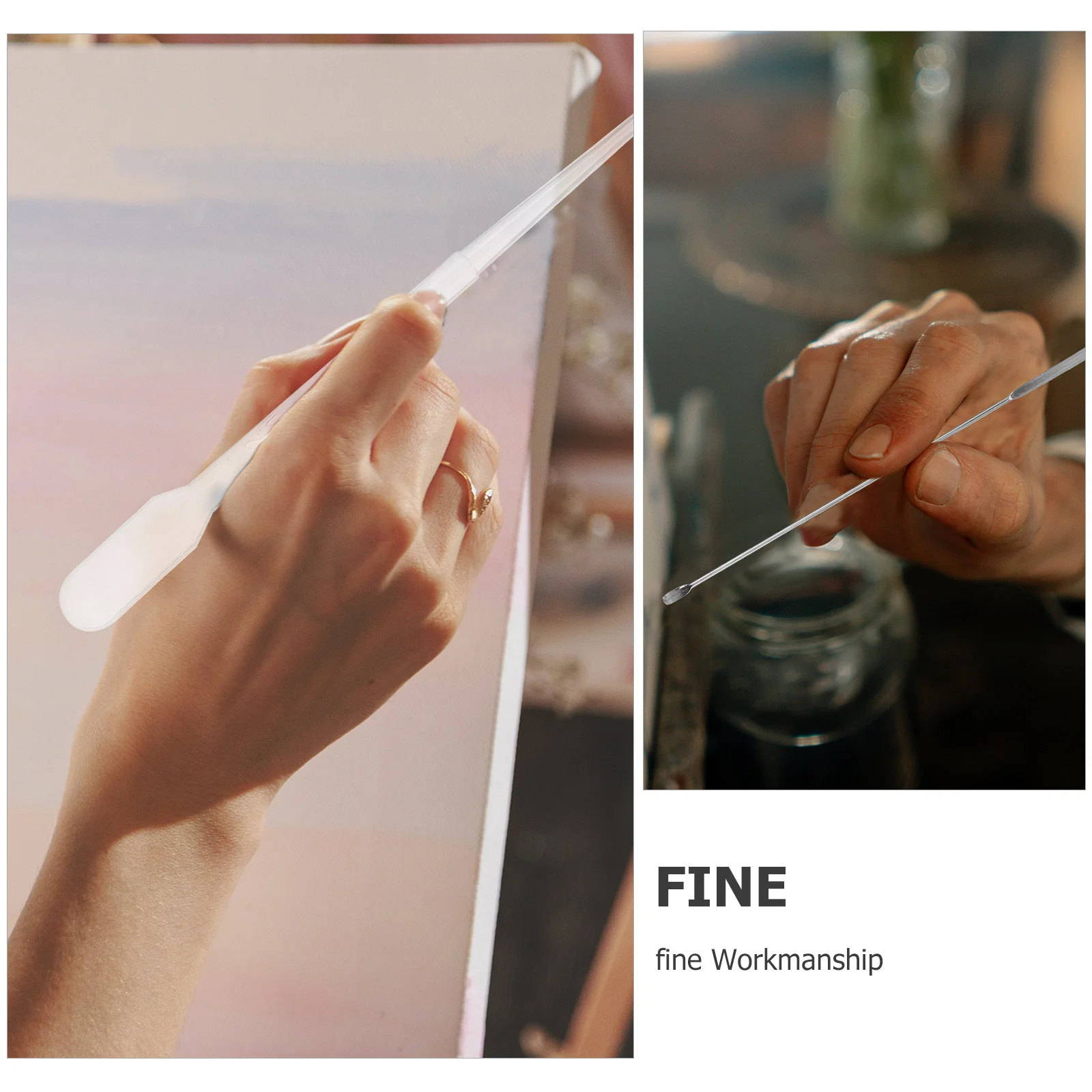 Farbtablett Modell Malerei Mischstäbe Rührer Augentropfer Tropfer Zubehör