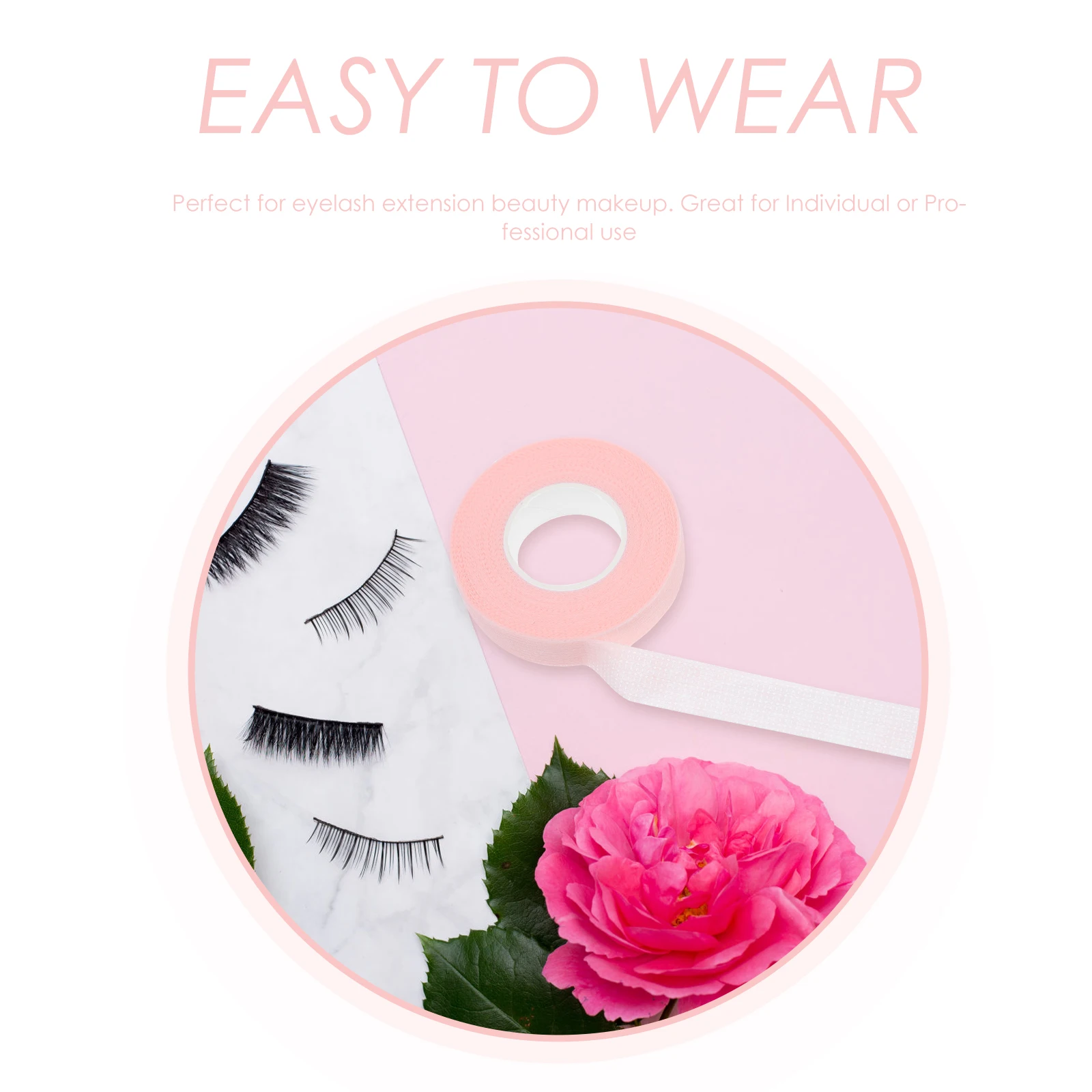 

Eyelash Tape 6 Rolls Non Woven Grafting Sensitive Extensions Eye Makeup Care Long Term