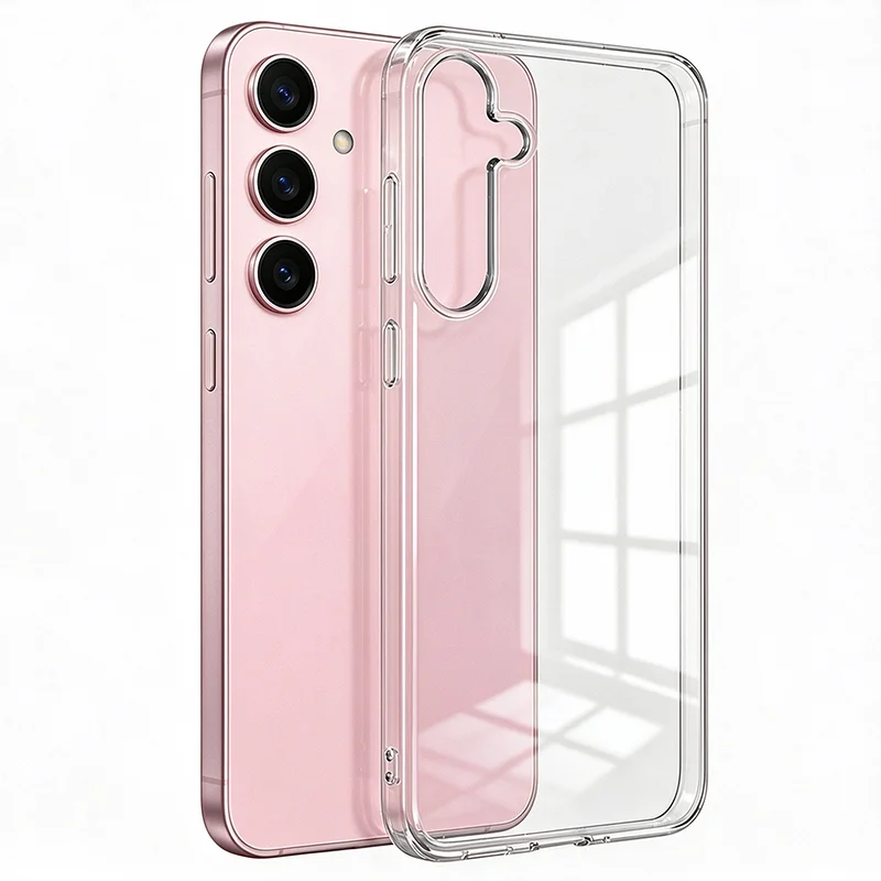 Ultra Thin Soft Case For Samsung Galaxy S26 S25 S24 S23 S21 S20 FE S22 Note 20 Ultra 10 Plus Clear Transparent Silicone Cover