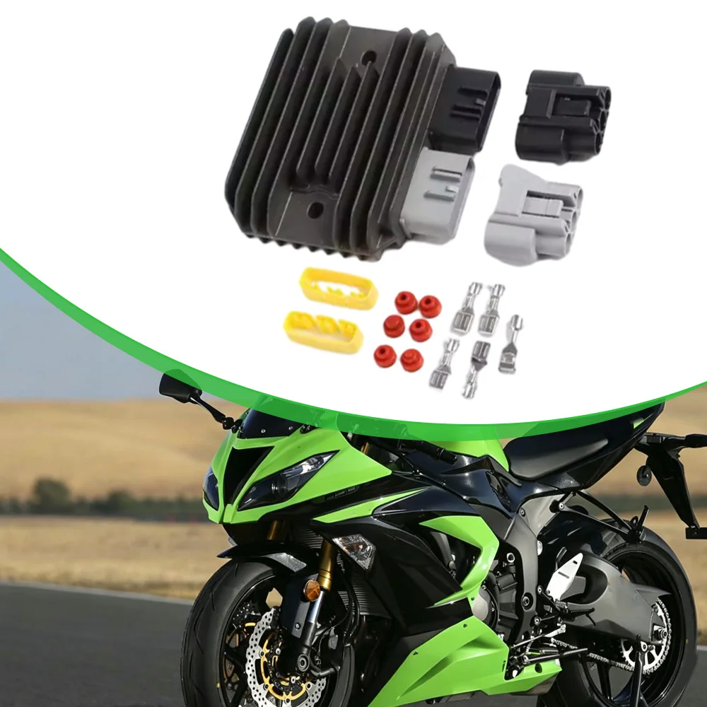 

1pc Motorcycle Voltage Regulator Rectifier 21066-0731 For Kawasaki Ninja ZX-6R 2009-2014/ZX-10R 2008-2014 Durable Accessories