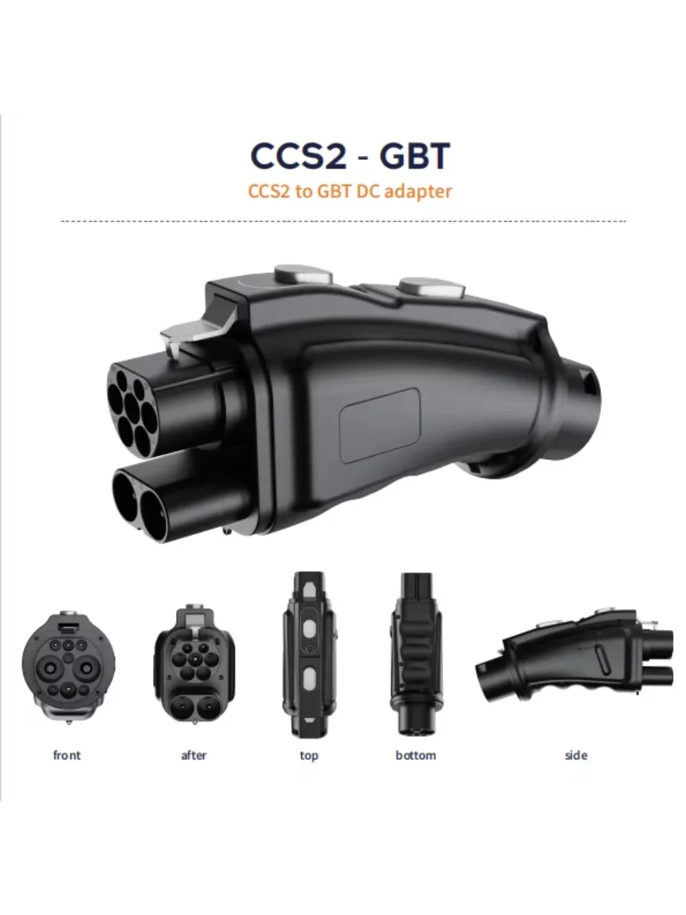 New Condition GBT/CCS2/CHAdeMO EV Connectors Adapter Charging Plug Compatible with Electric Vehicle and EV Charger