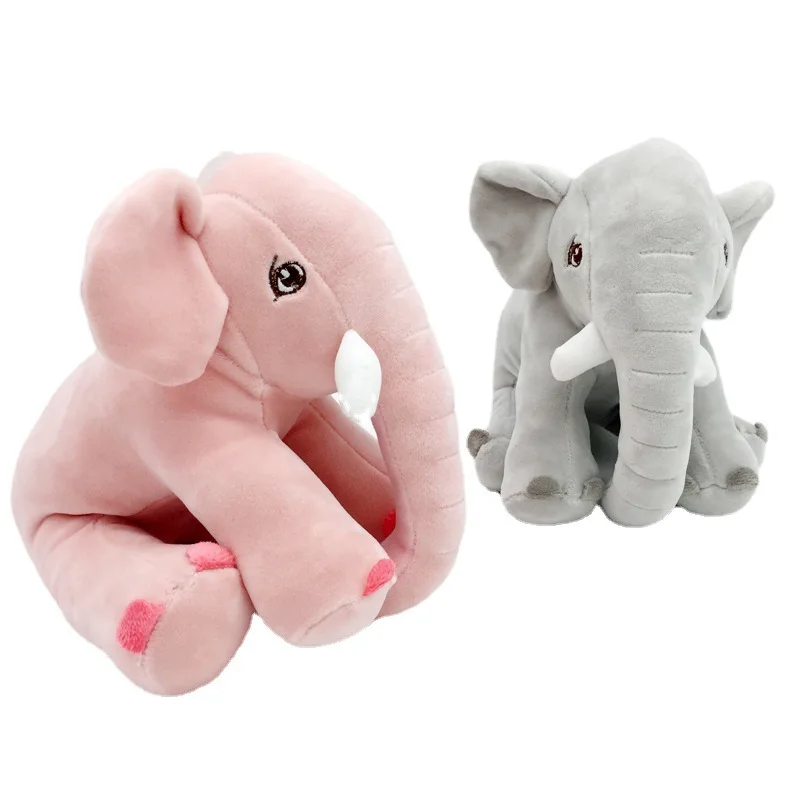 หมอนเด็กตุ๊กตาช้าง ตุ๊กตาช้างน้อย ตุ๊กตาของเล่นตุ๊กตาเด็กชายและเด็กหญิงลง ของขวัญวันเกิดที่นุ่มนวล