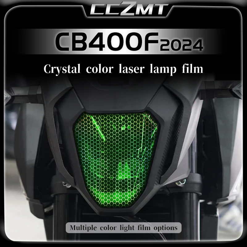 For Honda CB400F cb400f 2024 headlights taillights protective stickers honeycomb laser stickers modified accessories