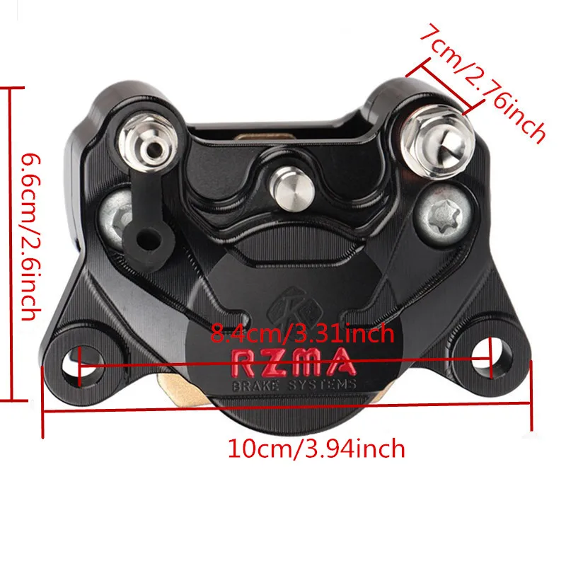 Universal CNC 84mm Pitch Mount รถจักรยานยนต์เบรค Caliper สําหรับ Honda Yamaha Kawasaki Suzuki Aprilia Ducati KTM Dirt Pit Bike ปรับเปลี่ยน