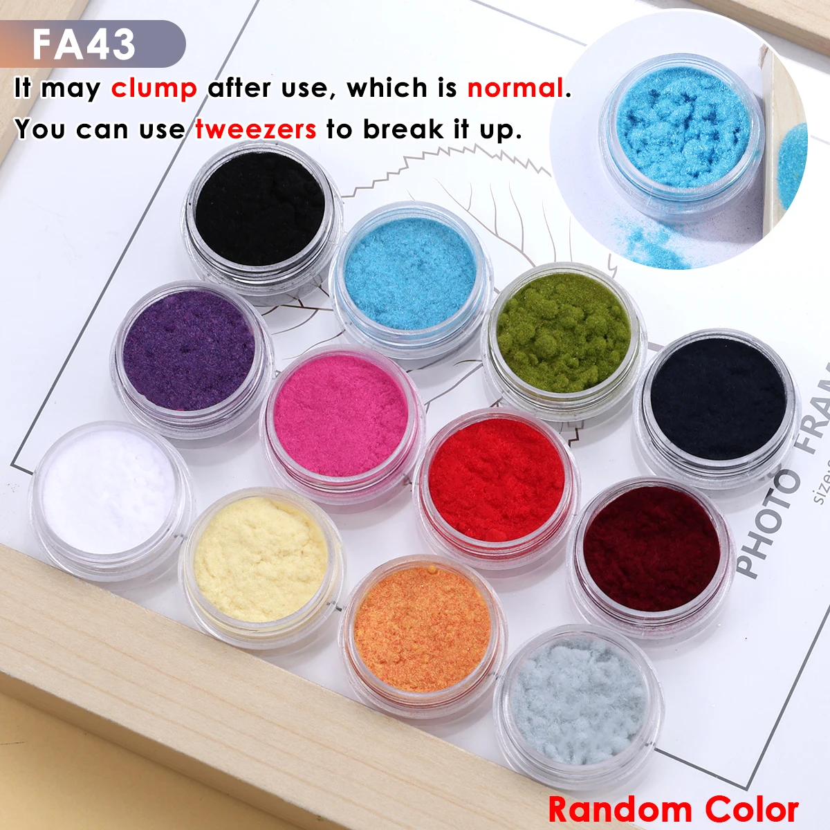 12 Uds. De polvo de felpa de terciopelo para uñas de San Valentín, suéter de lujo, diseño dulce, polvo con purpurina aleatoria, accesorios de Año Nuevo, decoración de manicura