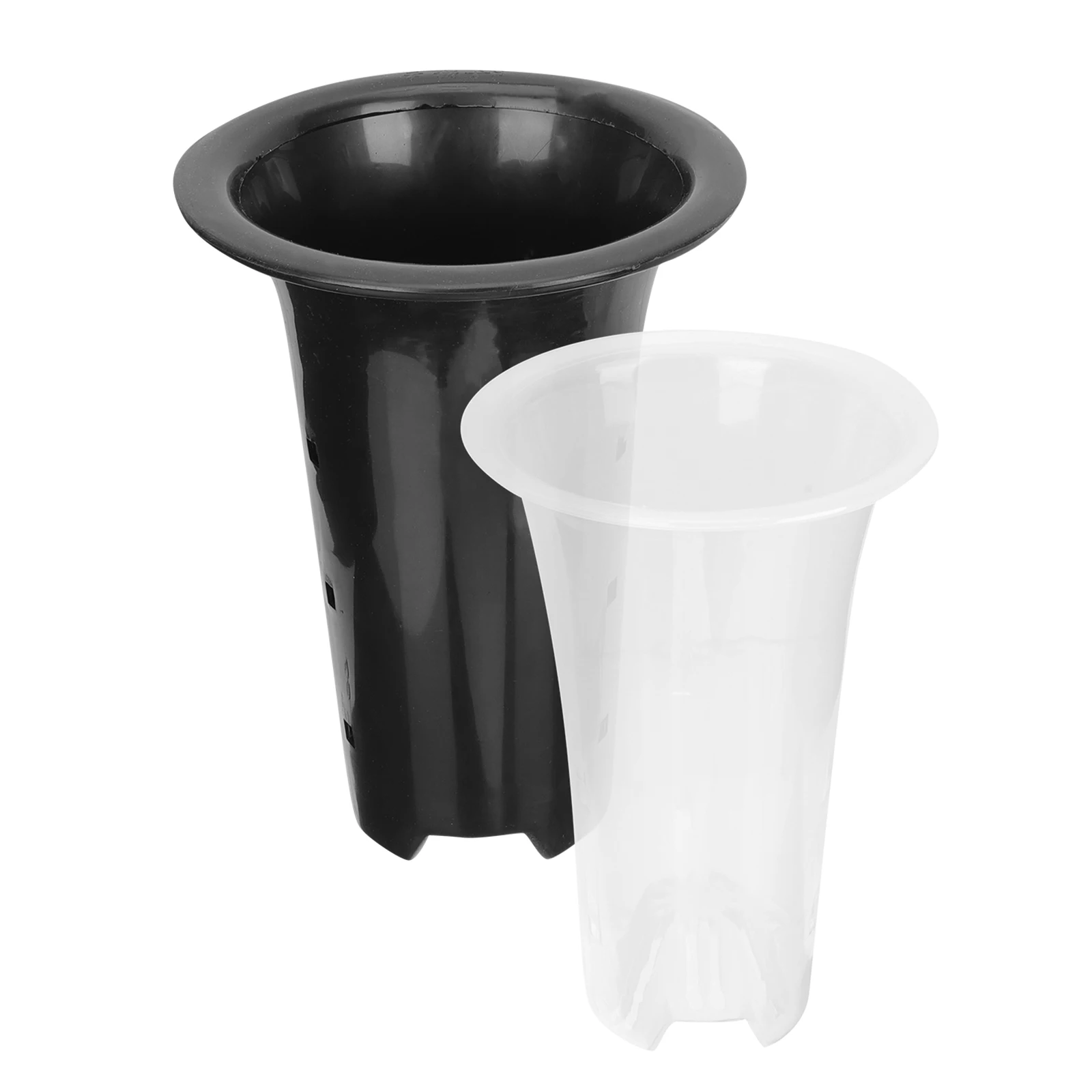 

2 Sets Orchid Plant Nursery Pots Tall Plastic Maseta Large Terracotta Indoor Breathable Flower Pots Drainage Aeration Balcony