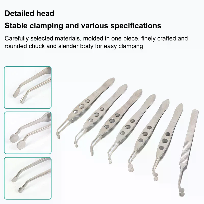 Eyelid Tweezers - Meibomian Gland Forceps, Stainless Steel Eyelash Extension & Makeup Tool