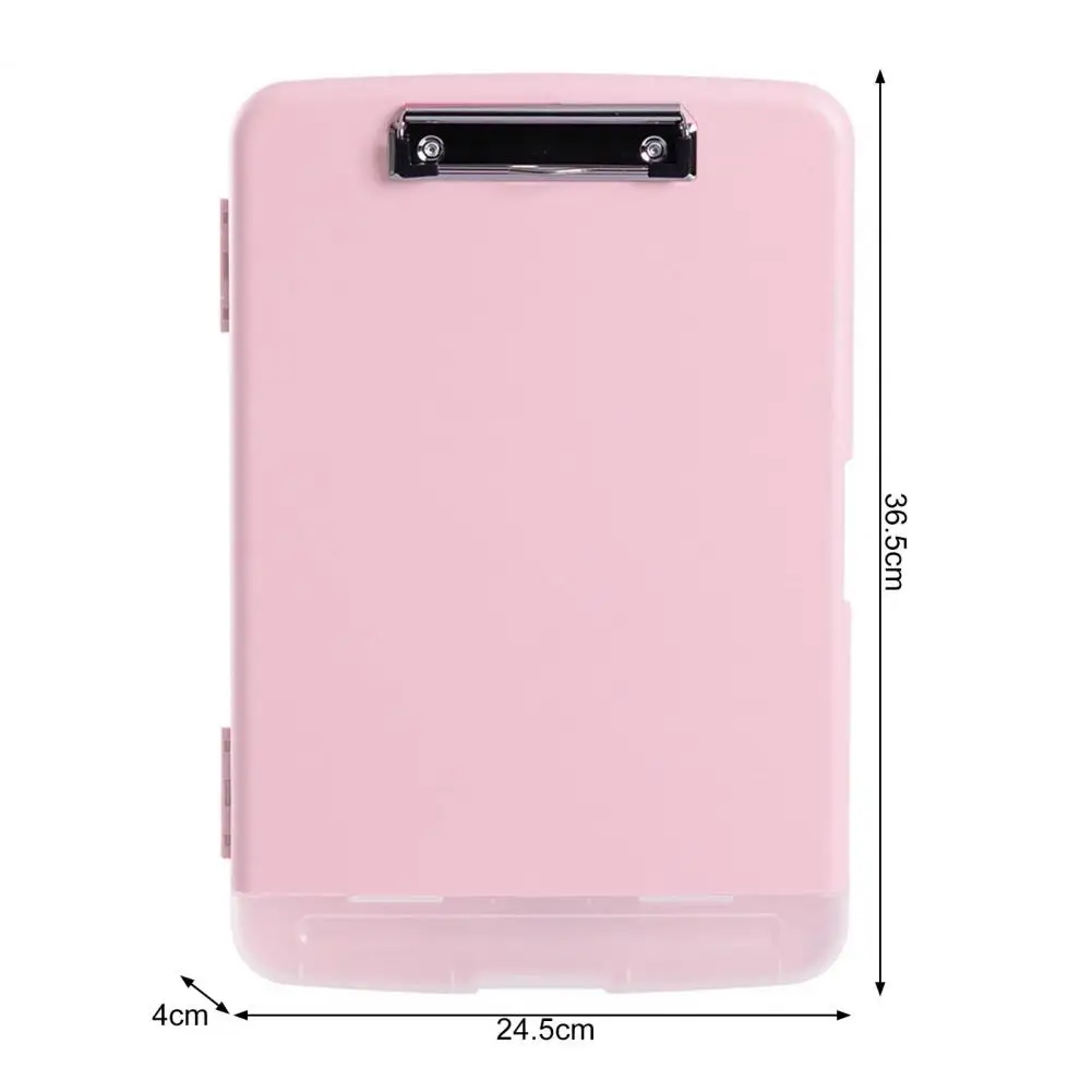 A4クリップボード付きクリップボード、ペンホルダー付きサイド開口部、滑り止めおよびバインダー、ドキュメント用ファイルフォルダー