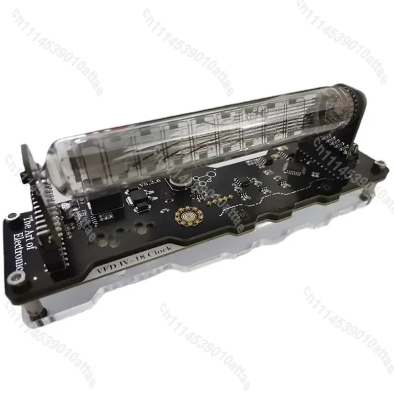 Compatible With IV18 VFD Vacuum Fluorescent Tube Clock Cyberpunk RGB LED Nixie Style Table Display 5V Touch Control