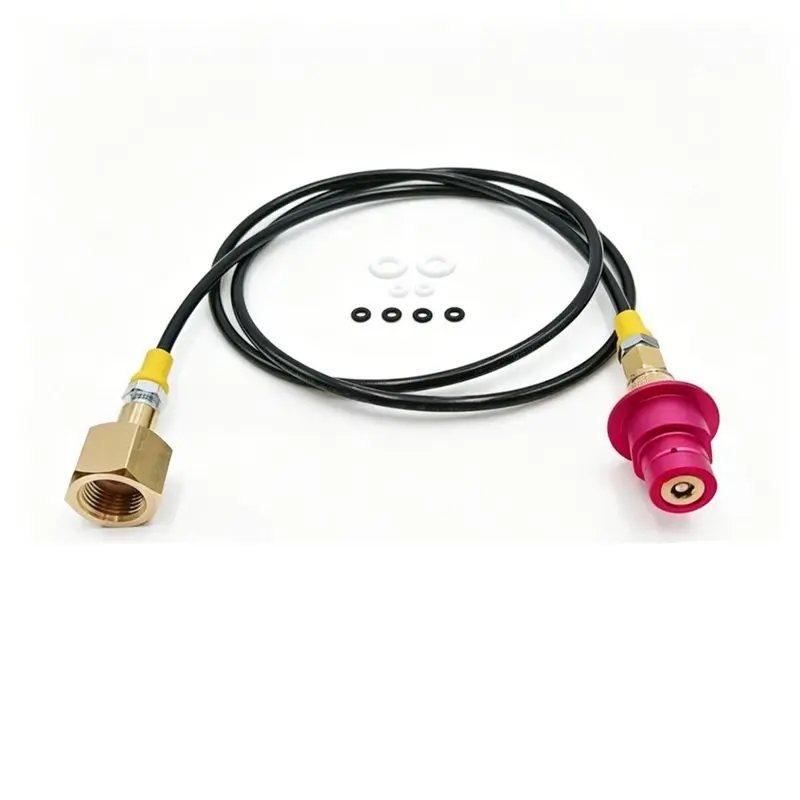A96K-Quick Connect Hose Kit For Terra DUO Art For External CO2 Bottle Adapter Soda Water Maker CGA320