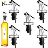 1/2/3PCS Oil Bottle Stopper Vinegar Bottle Plug Spout Leakproof Nozzle Dispenser Food Grade Sprayer Liquor Dispenser Wine Pourer