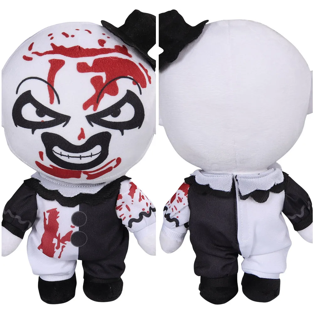 Terrifier-muñeco de peluche de payaso para Cosplay, muñeco de peluche suave de dibujos animados, mascota, regalo de cumpleaños y Navidad, accesorios de carnaval de Halloween