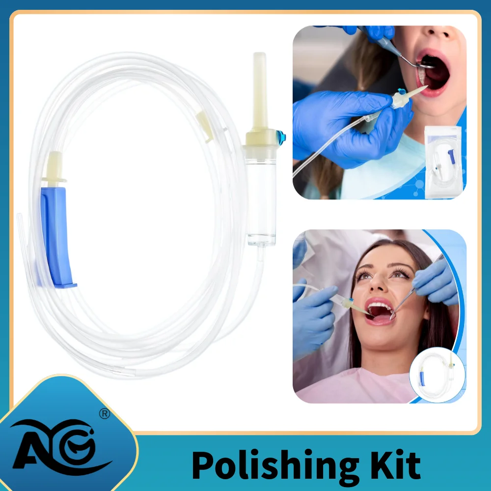 1 Pack Dental Implant Irrigation Tubing, Dental Implant Dental Disposable Irrigation Tubes for W&H, Sterile Packaged Tubing