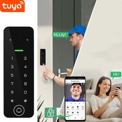 IP65 Водонепроницаемая Wi-Fi Tuya App Система контроля доступа к двери со смартфоном Видеодомофон