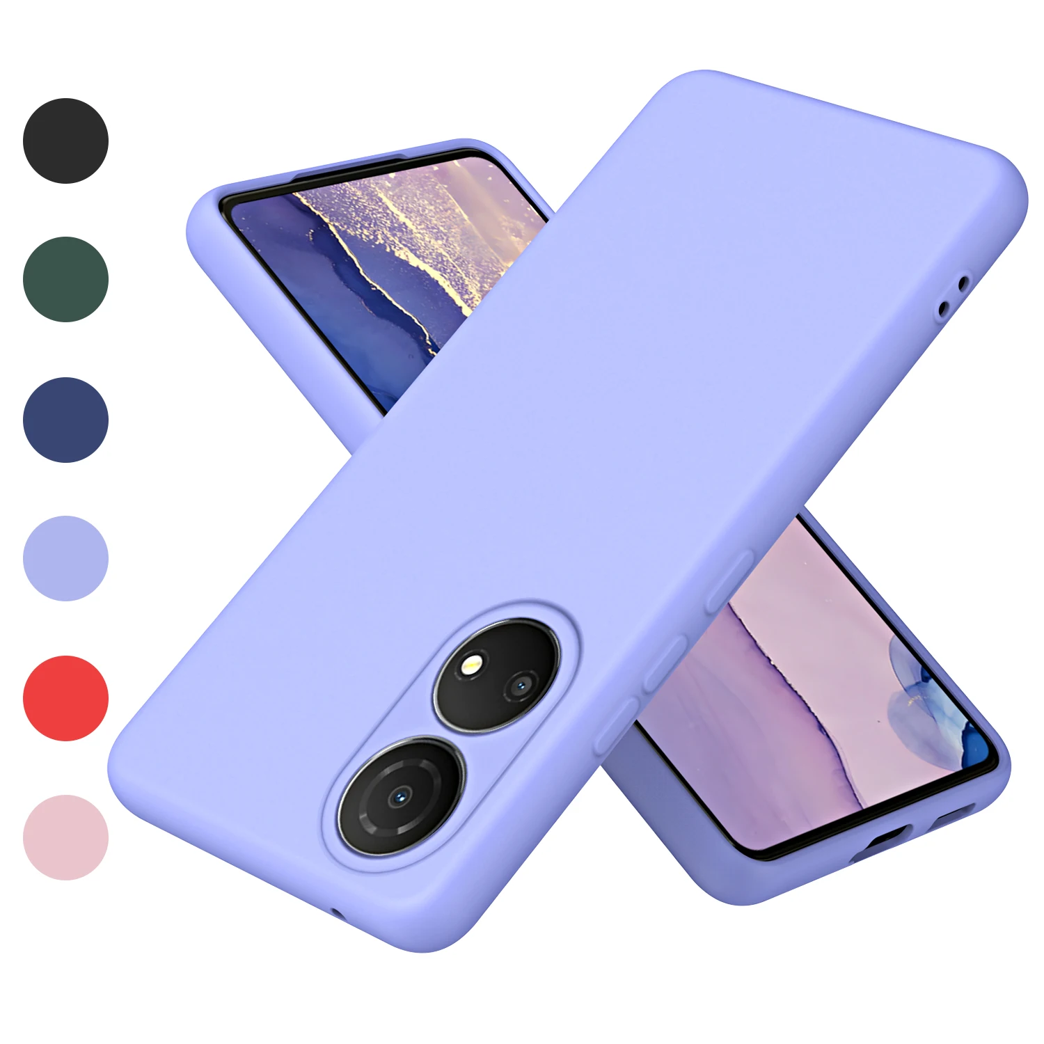 

Luxury Liquid Silicone Case For Huawei Honor X7 CMA-LX2 CMA-LX1 CMA-LX3 Bulit Flannel Soft Armor Shockproof Phone Cover HonorX7