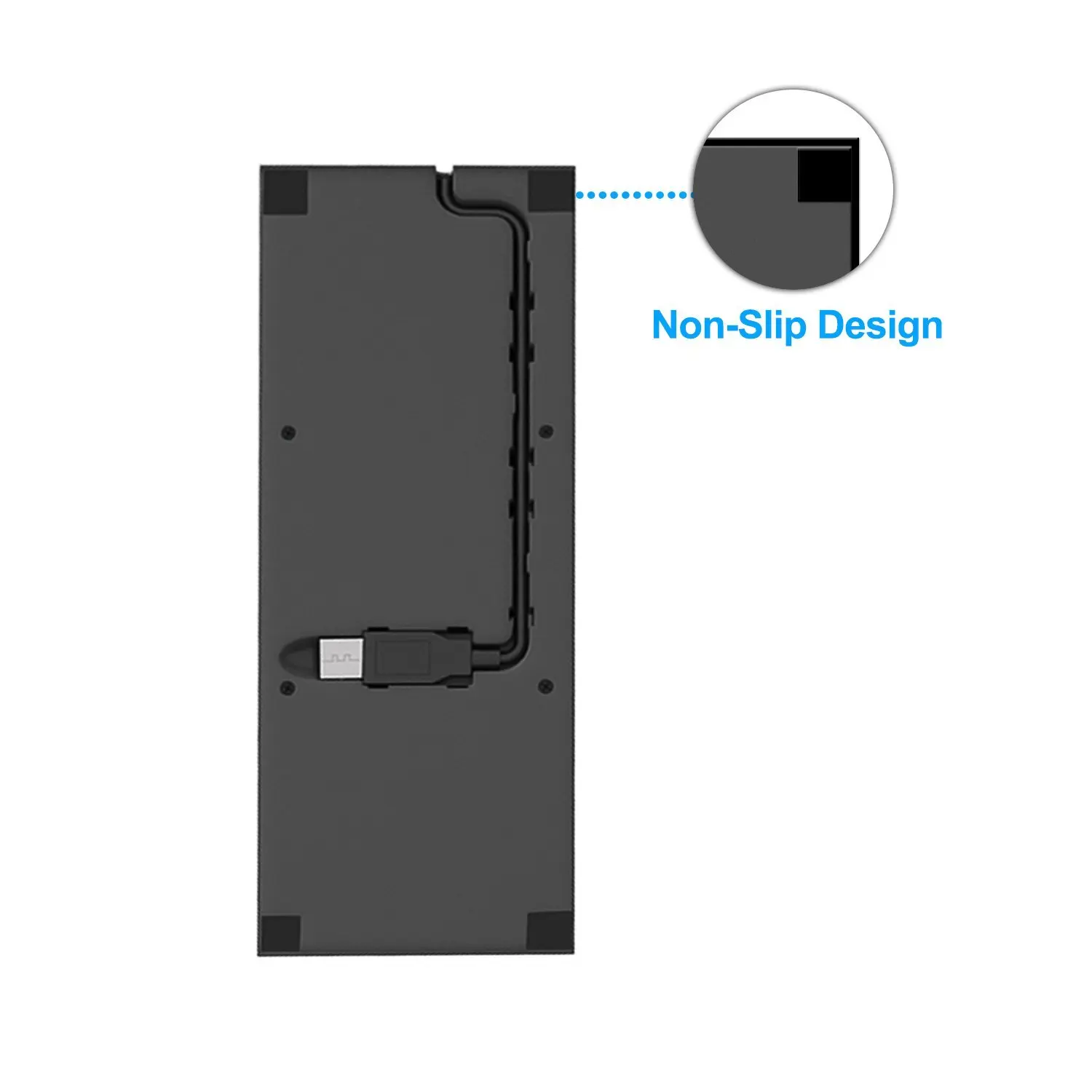 لقاعدة تبريد XBOX One X FAN مع 3 مراوح تبريد Quoet، شريط إضاءة LED و3 منافذ USB كفاءة تبديد الحرارة DOBE TYX-1768