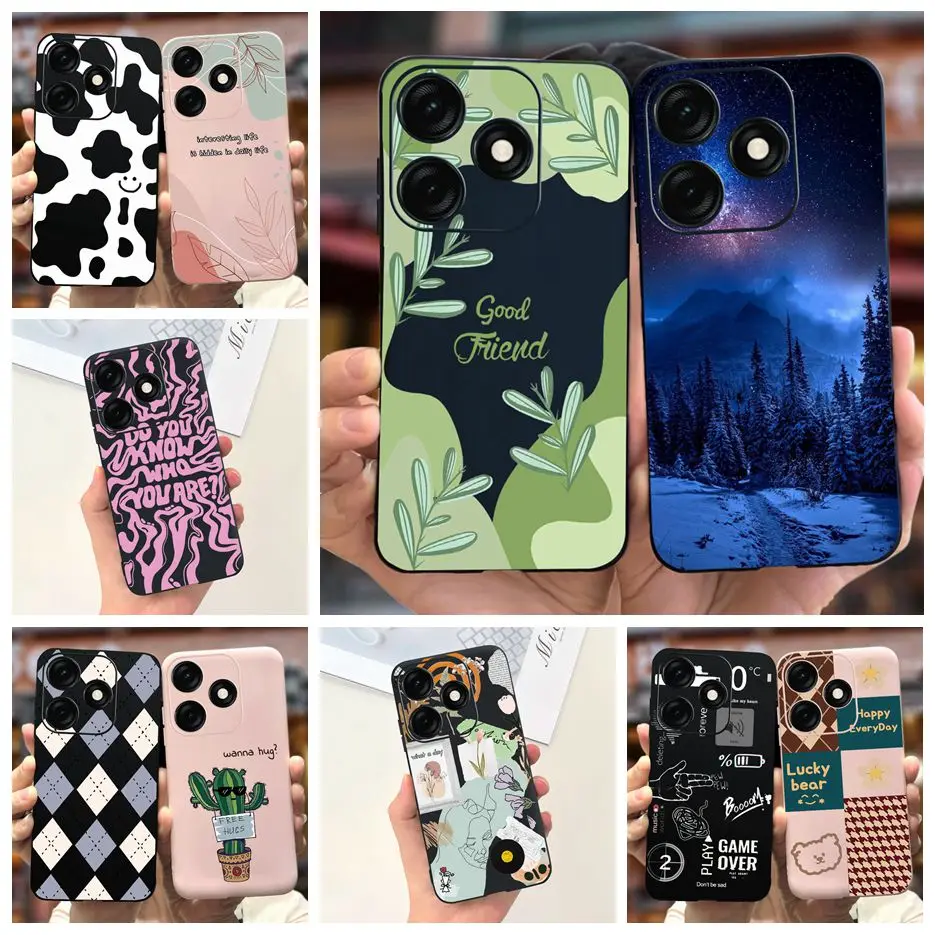 

Для Tecno Spark 20C чехол BG7n стильная художественная окрашенная Обложка мягкая силиконовая искусственная кожа для Tecno Spark 20 Pro Spark20 20C Fundas Coque