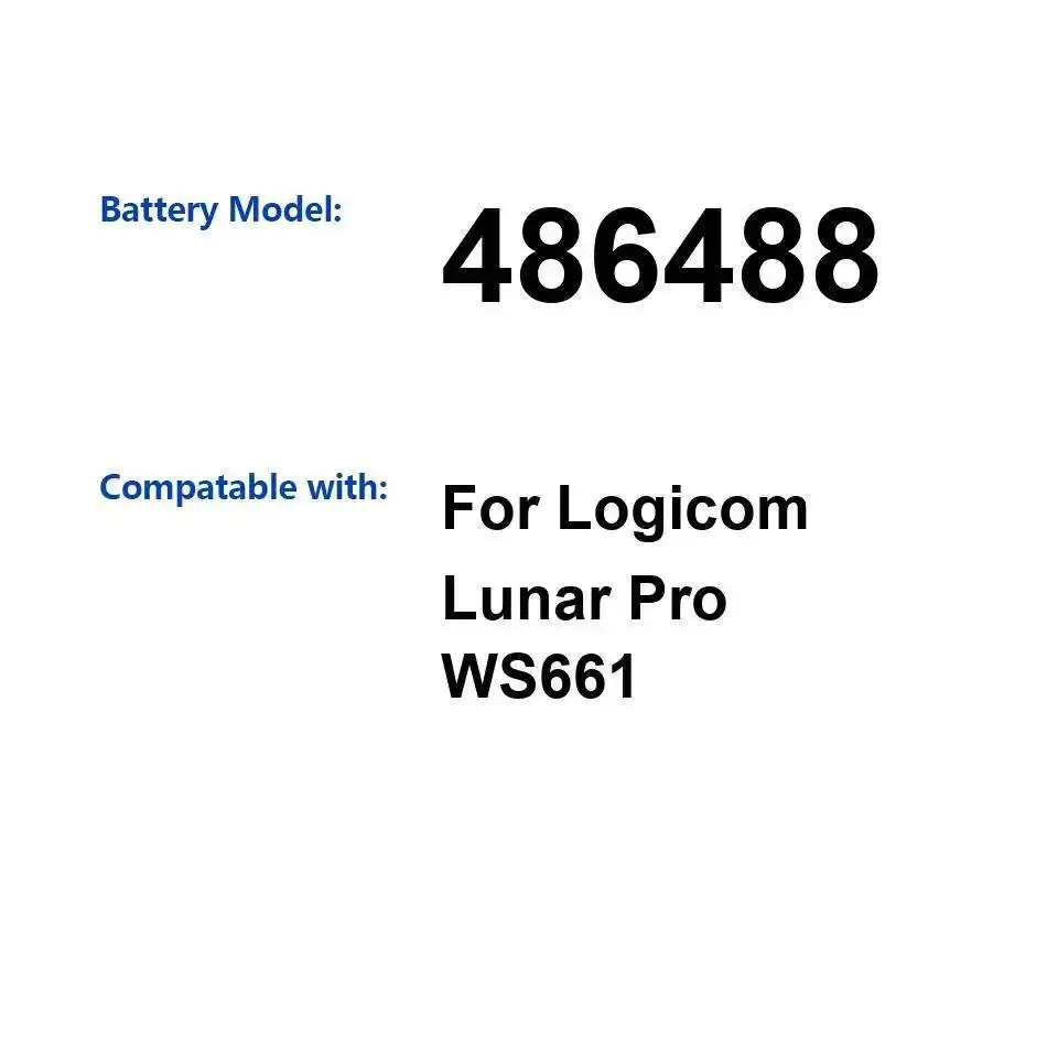

Environmentally Friendly 5000Mah 486488 Mobile Phone Battery For Logicom Lunar Pro WS661 Safe
