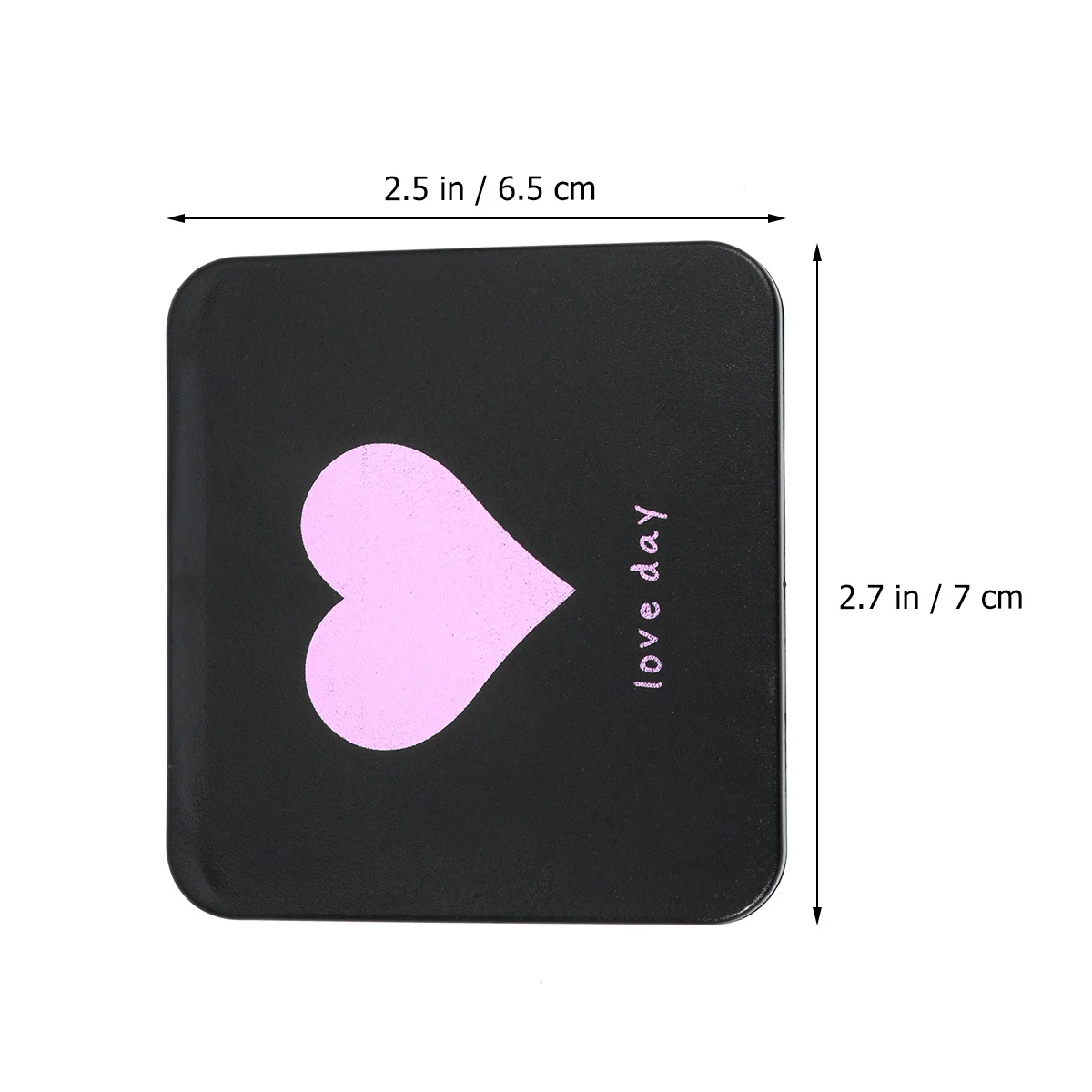 Przenośne, składane lusterko kosmetyczne o wysokiej rozdzielczości, kompaktowe, lekkie, eleganckie, idealne na podróże, idealny prezent dla niej.