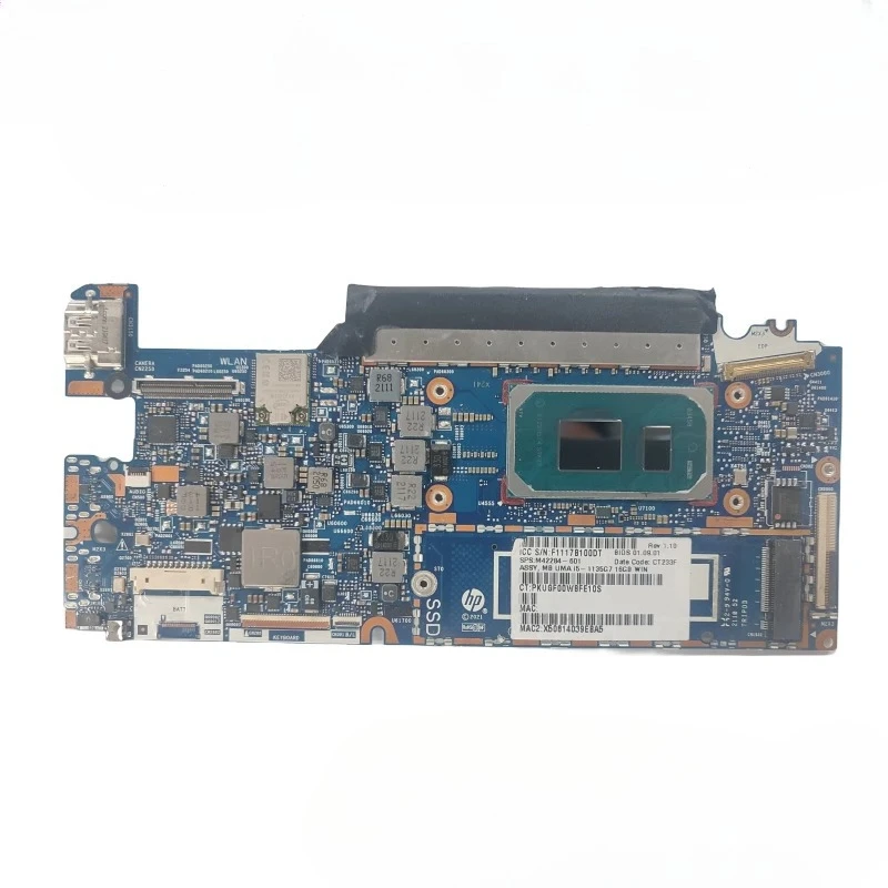 

M42284-601 Laptop Motherboard For Hp HSN-I32C Elite Dragonfly G2 Motherboard 6050A3218601 i5-1135G7 CPU 8GB RAM Working Good