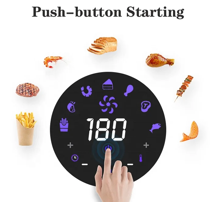 대용량 5.5리터 디지털 에어프라이어, 핫세일 에어프라이어 제조, 도매