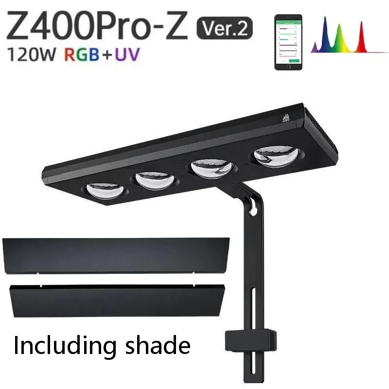 Week Aqua 水生植栽水族館 LED ライト Z400 Pro RGB+UV APP